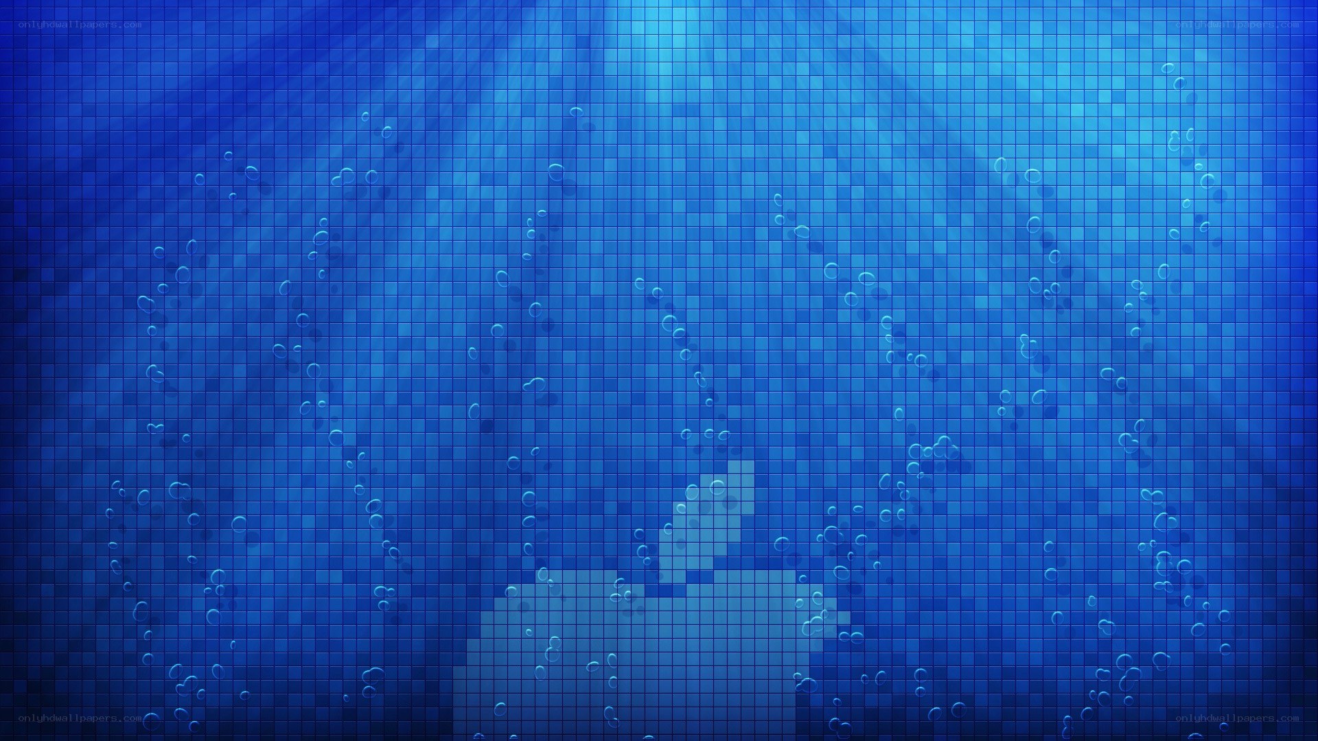 underwater pixel art scene
