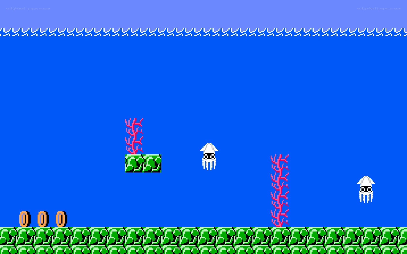 Underwater platform level