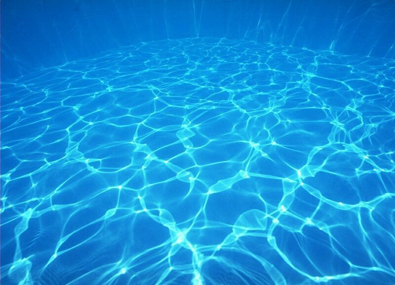 underwater pool surface