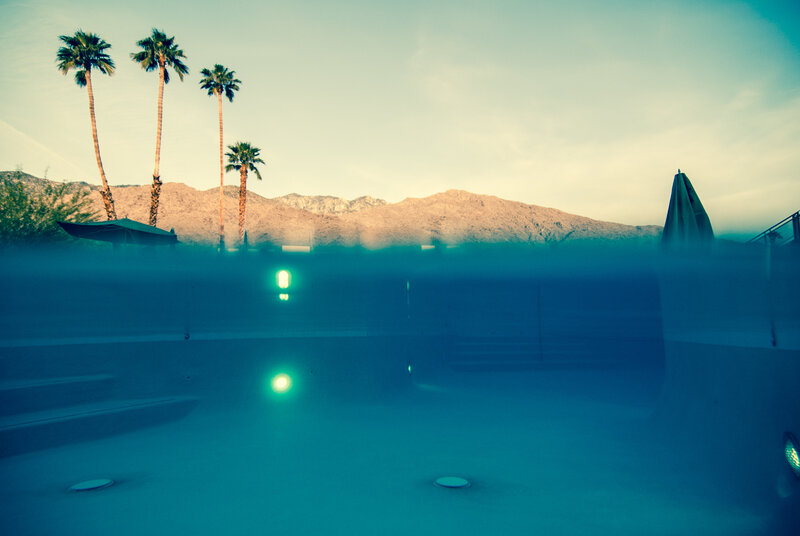 Underwater Pool View — Blue