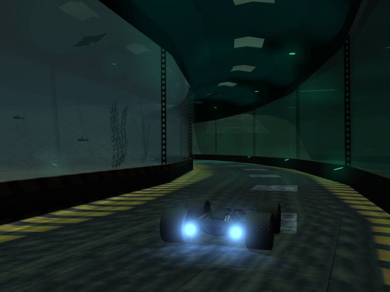 Underwater racing tunnel