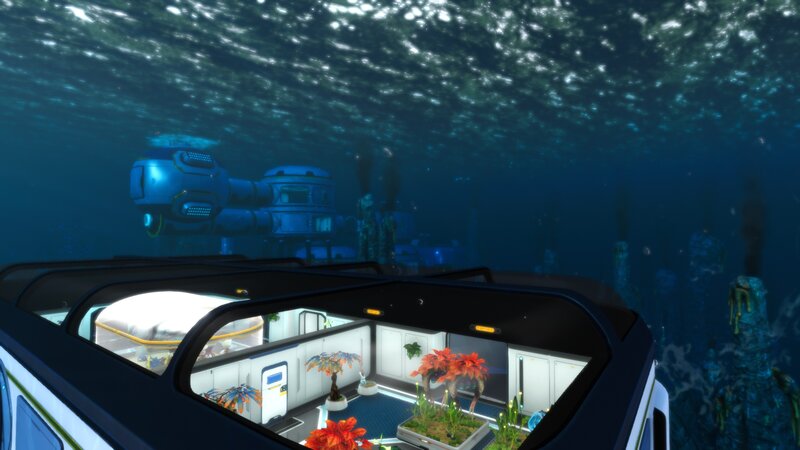 Underwater Research Station — Blue, Serene, 3d Render