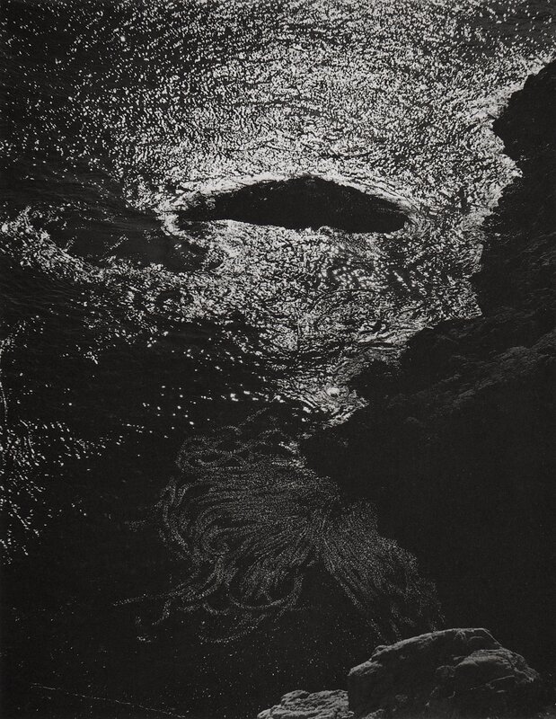 Underwater rock formation