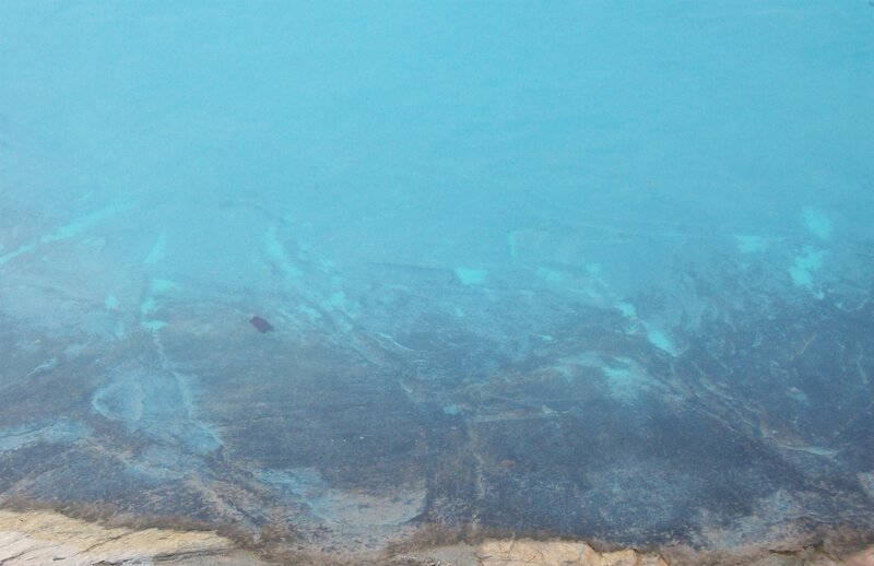 Underwater Rock Formations — Blue