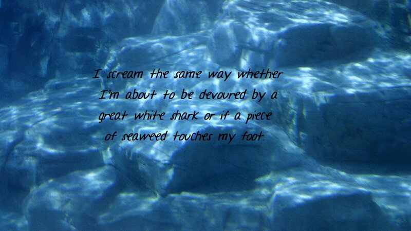 Underwater Rocks — Blue