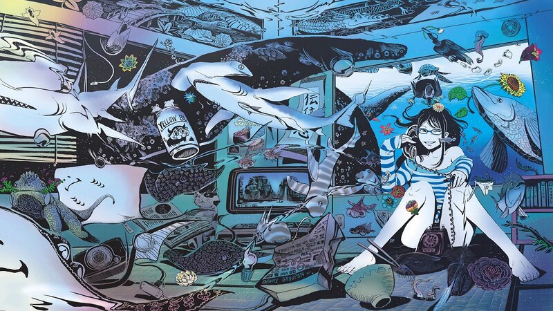 underwater room chaos