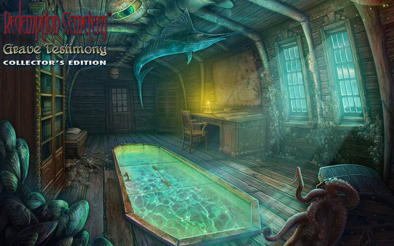 Underwater Room with Coffin