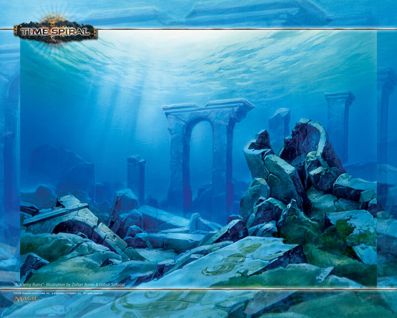 Underwater ruins of the Academy