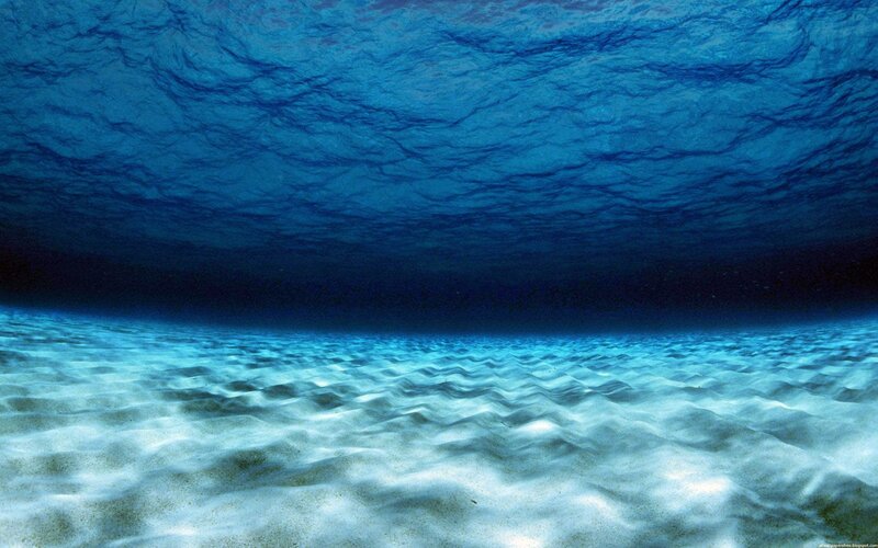 Underwater Sand and Water