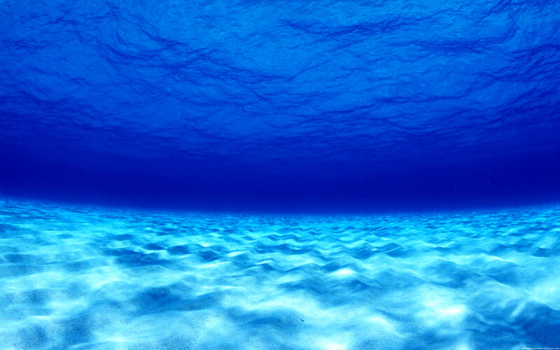 Underwater Sand Dunes — Blue