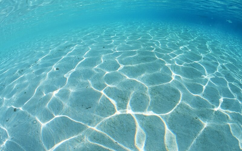 Underwater Sand Patterns — Blue