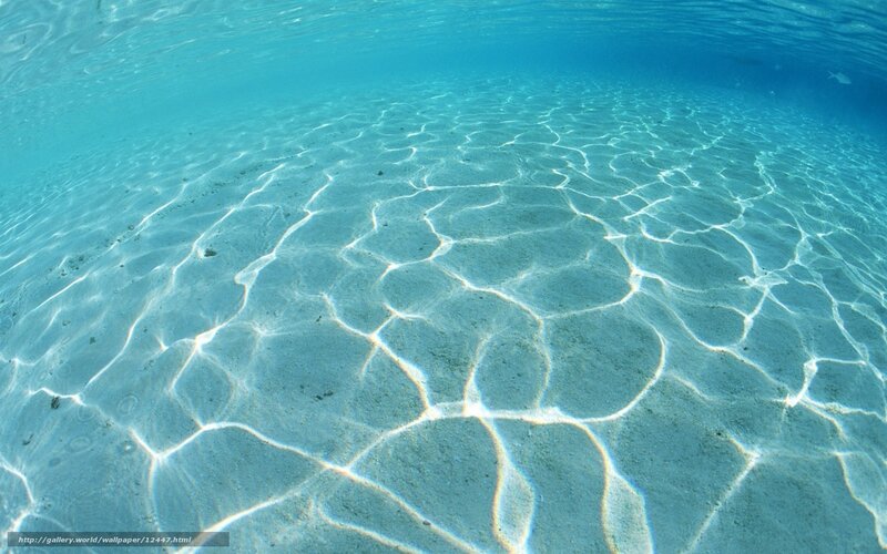 Underwater sand patterns