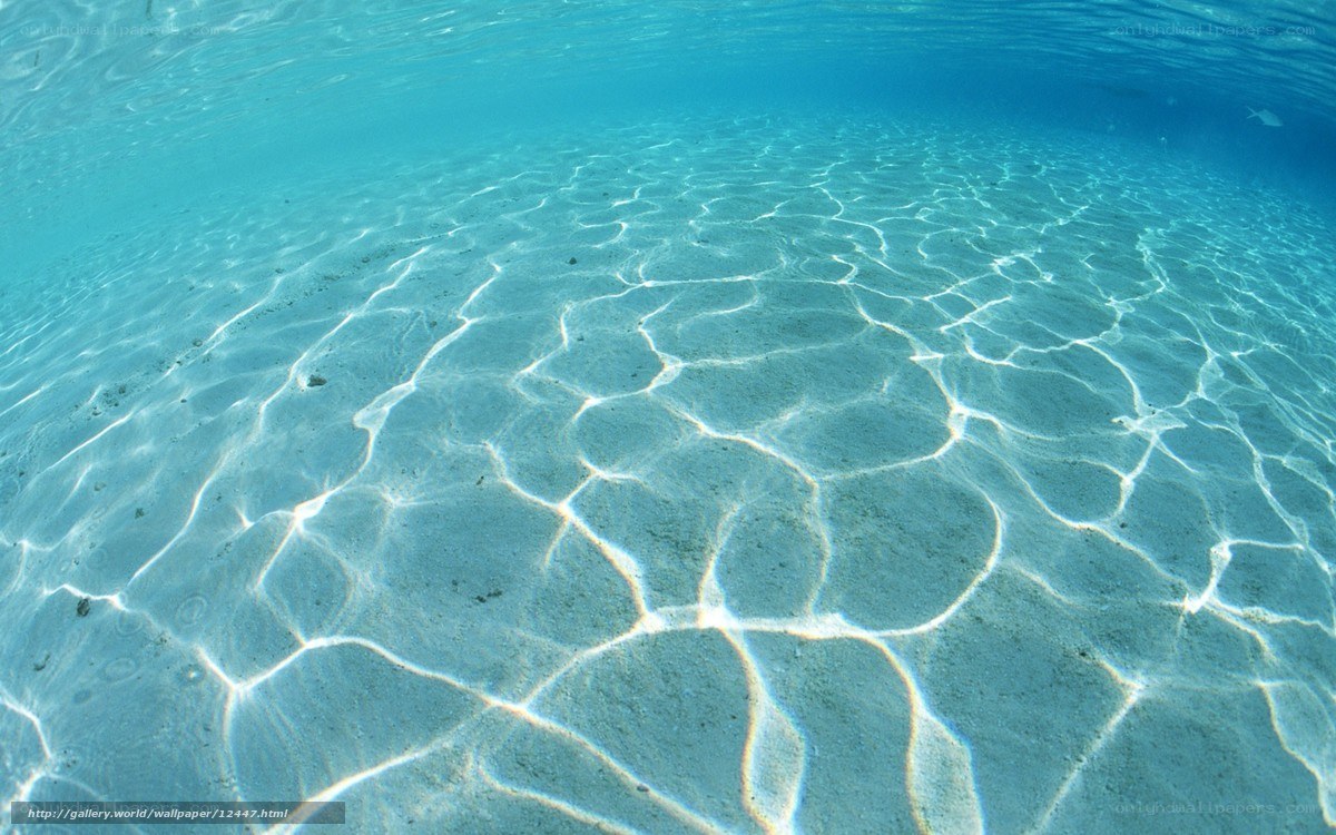 Underwater sand patterns