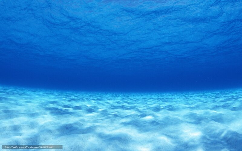 Underwater sand scene
