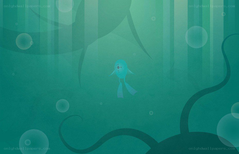 underwater scene with jellyfish