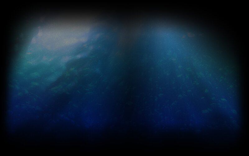 Underwater Scene with Light Rays — Blue, Serene