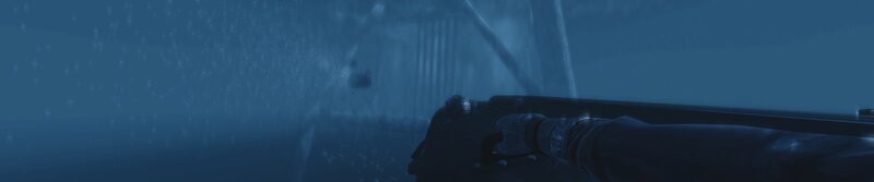 underwater scene with weapon