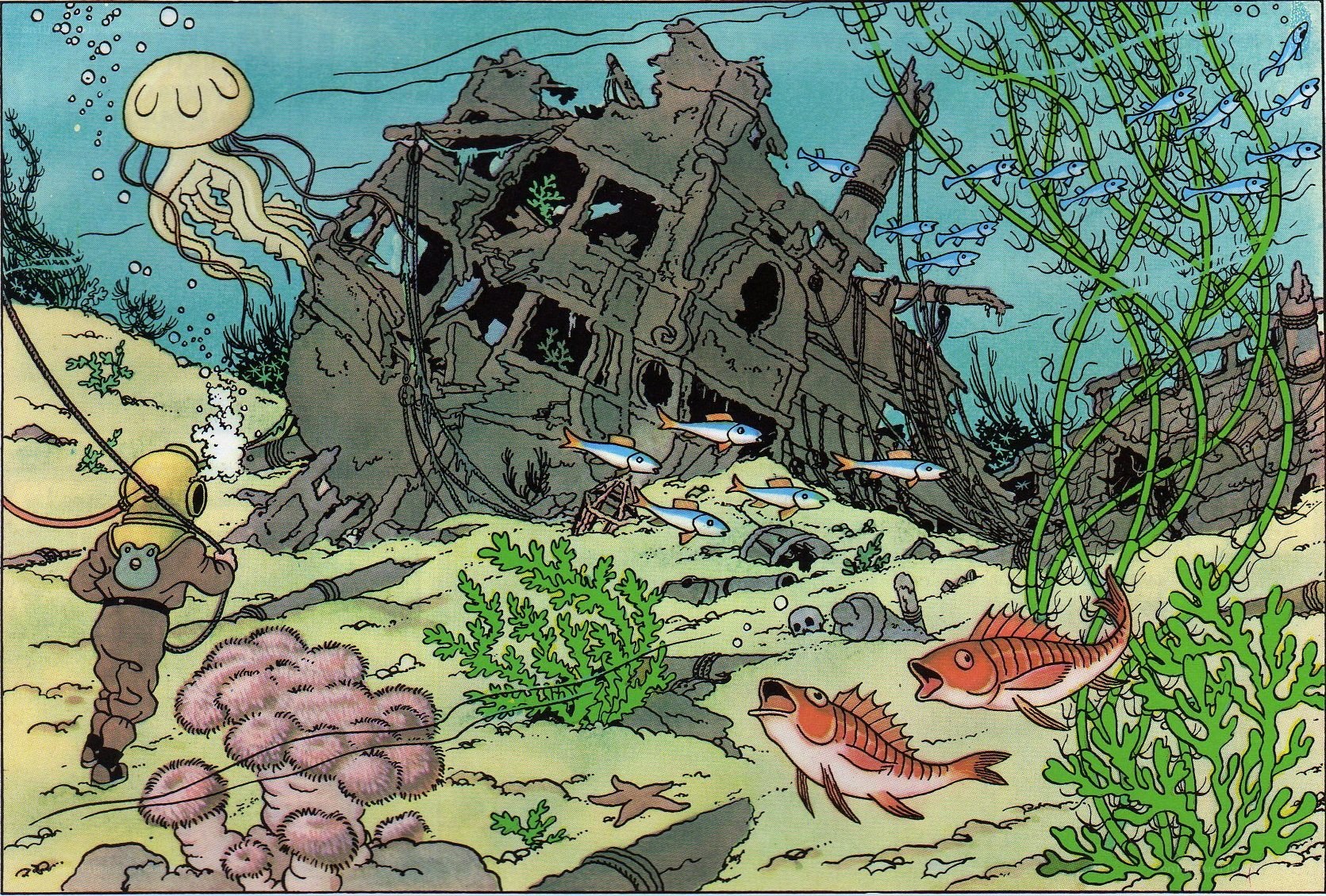 Underwater shipwreck exploration