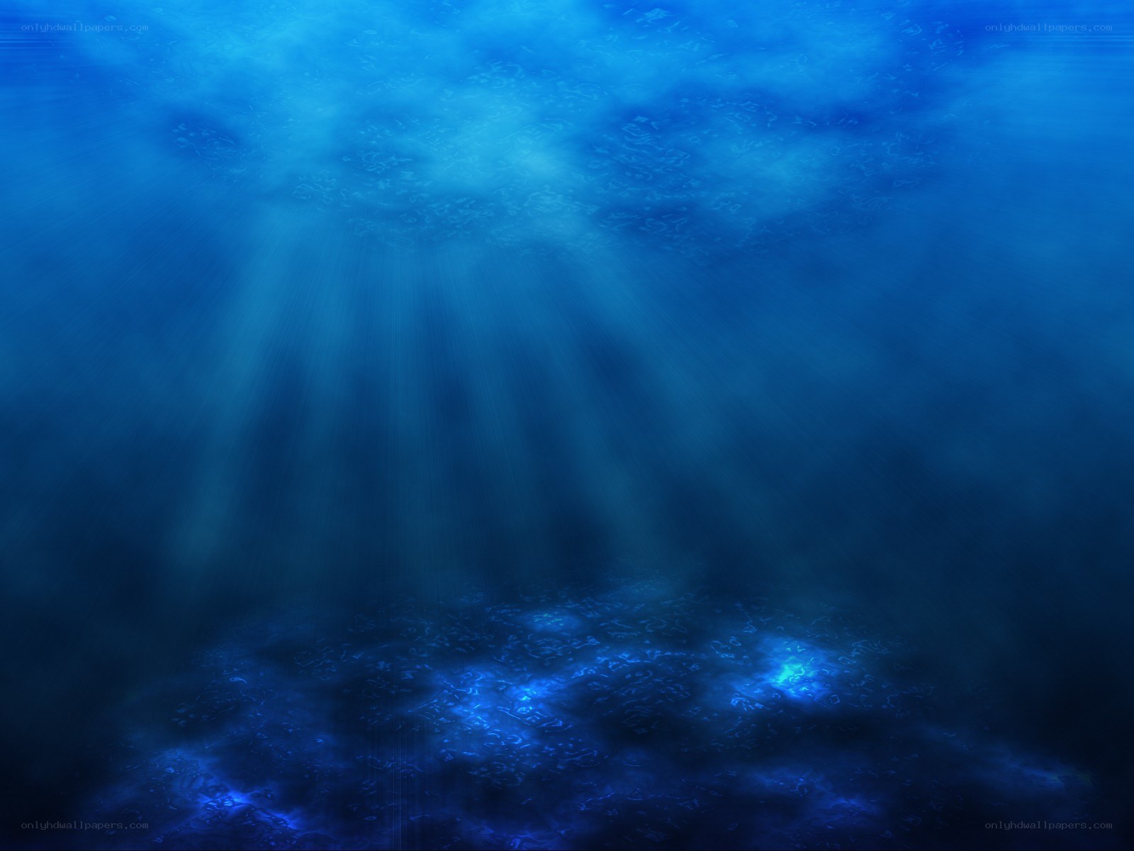 underwater sunbeams
