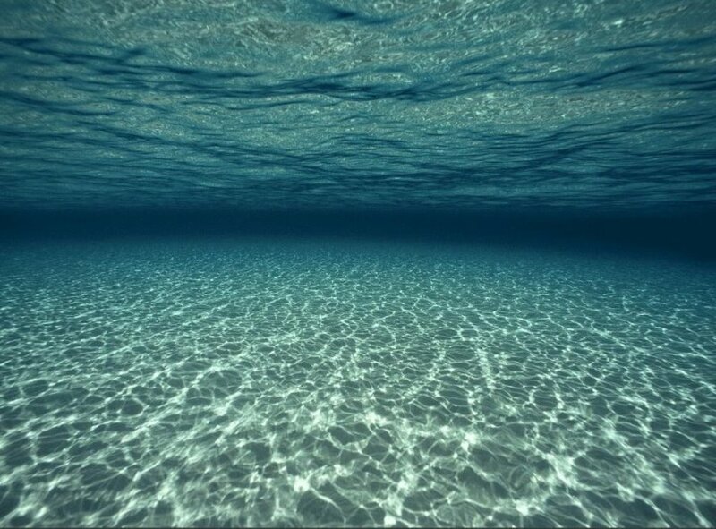 Underwater Surface View — Blue