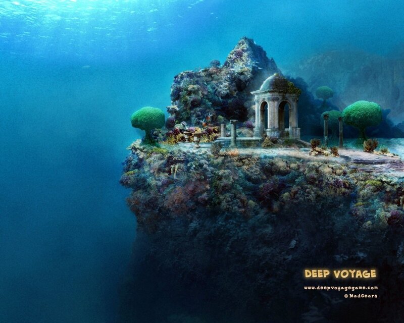 Underwater Temple Ruin