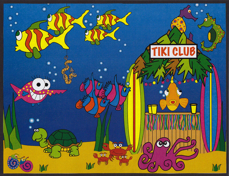 Underwater Tiki Club Scene