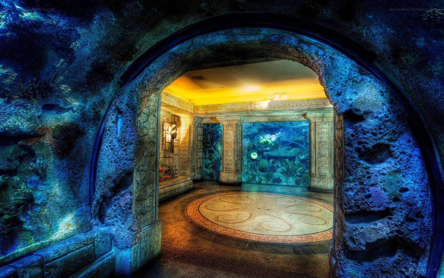underwater tunnel aquarium