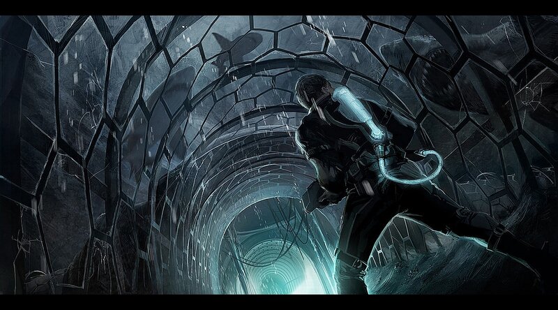 Underwater tunnel explorer