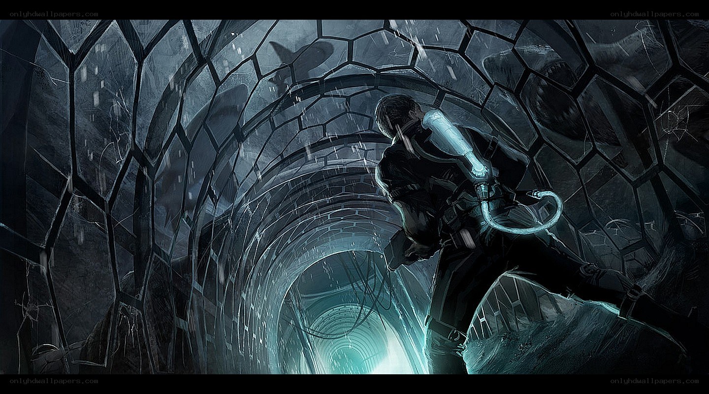 Underwater tunnel explorer