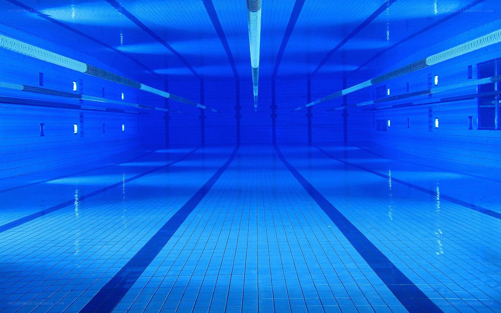 underwater view of empty pool