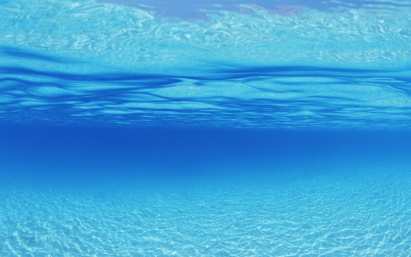 Underwater View of Ocean — Blue