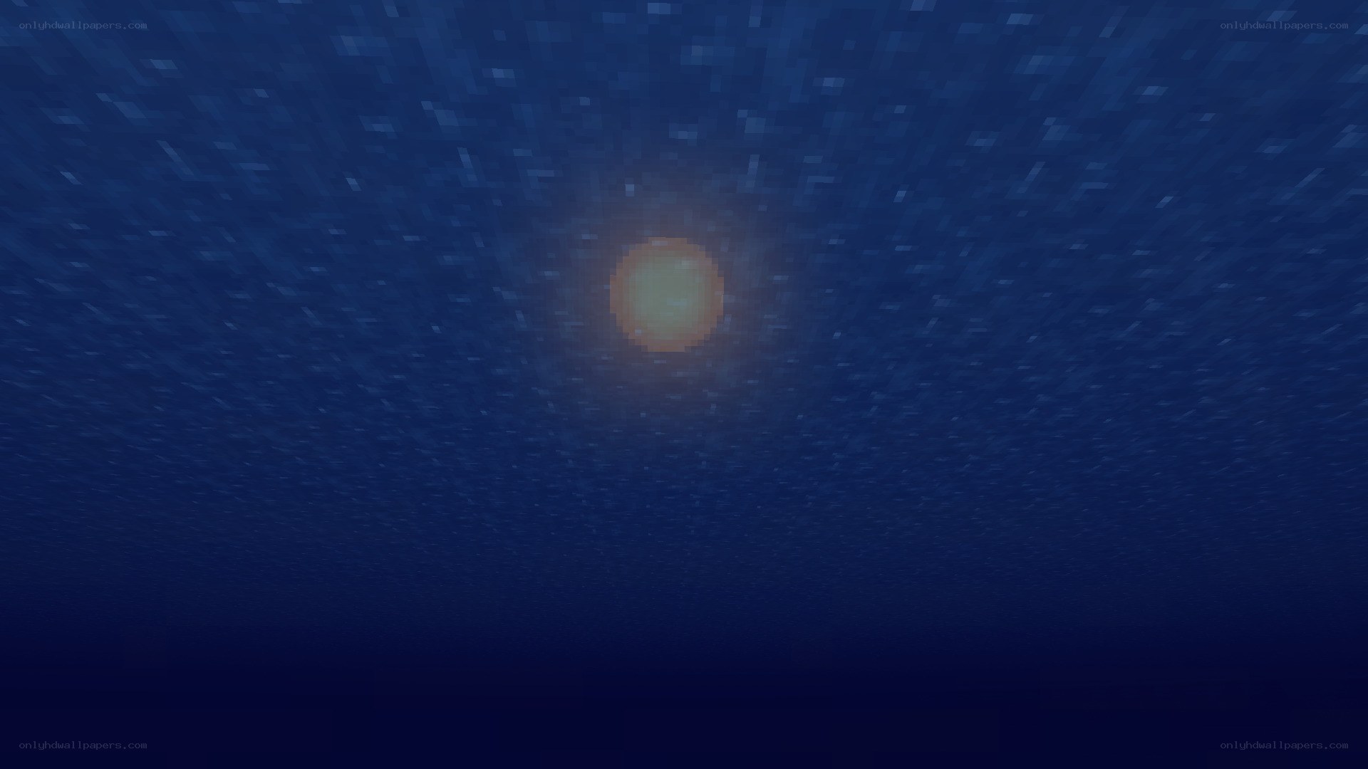 Underwater view of sun