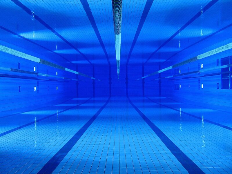 underwater view of swimming pool
