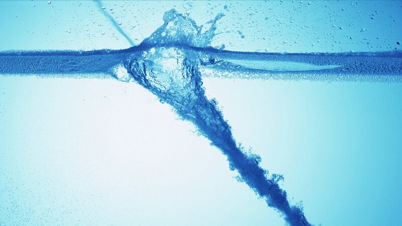 Underwater Water Splash — Blue