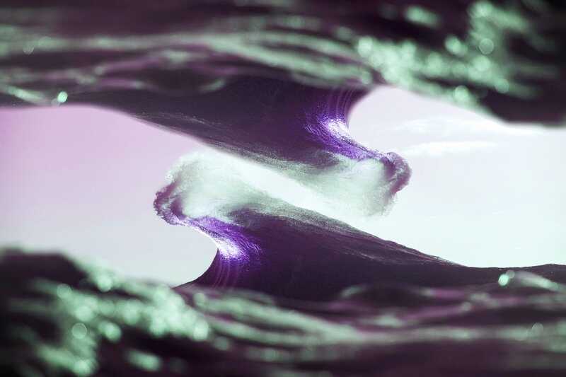 Underwater Wave Formation — Purple