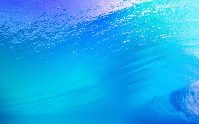 Underwater Wave Motion — Blue