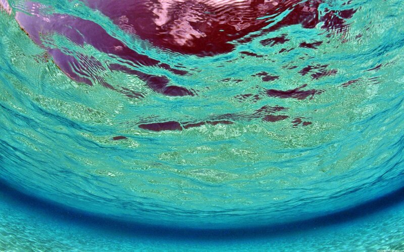 Underwater Wave Surface — Blue