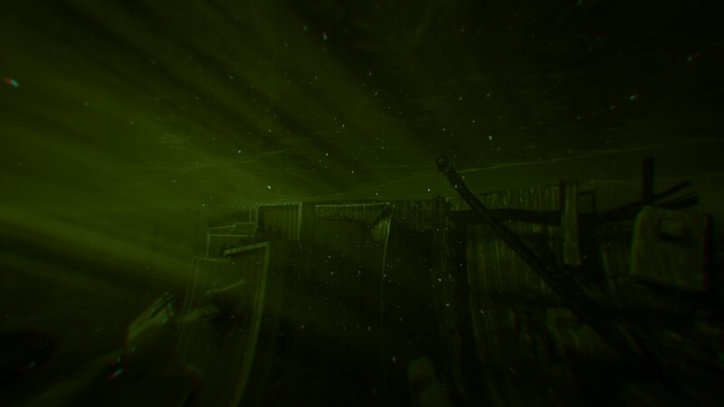 Underwater Wreckage — Green