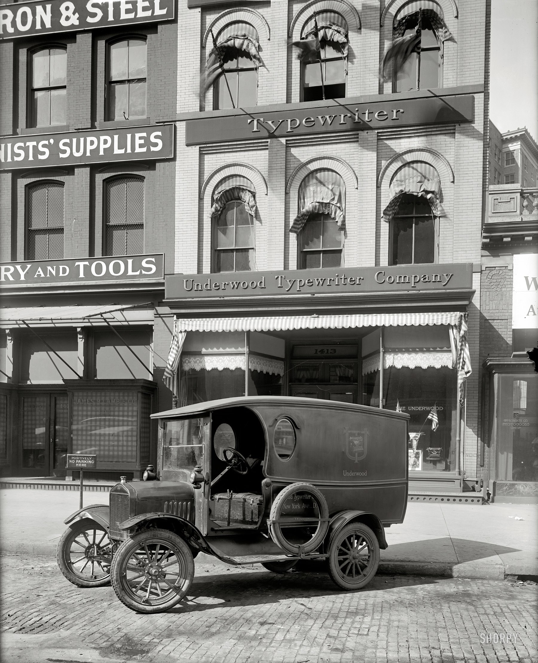 Underwood Typewriter Company storefront