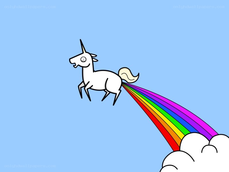 unicorn farting rainbow