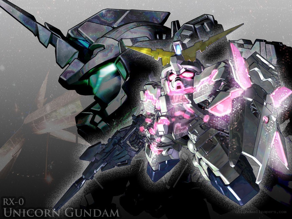 Unicorn Gundam in battle