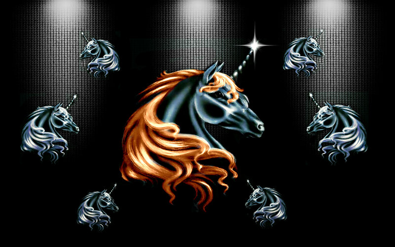Unicorn Head with Mane
