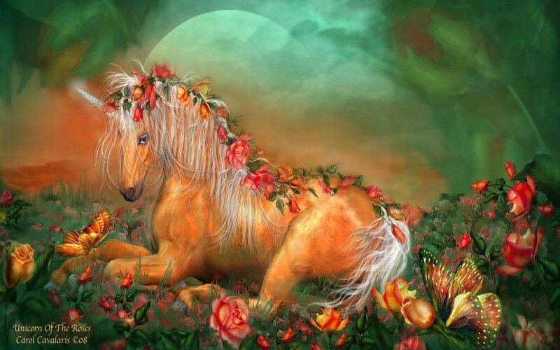Unicorn of the Roses