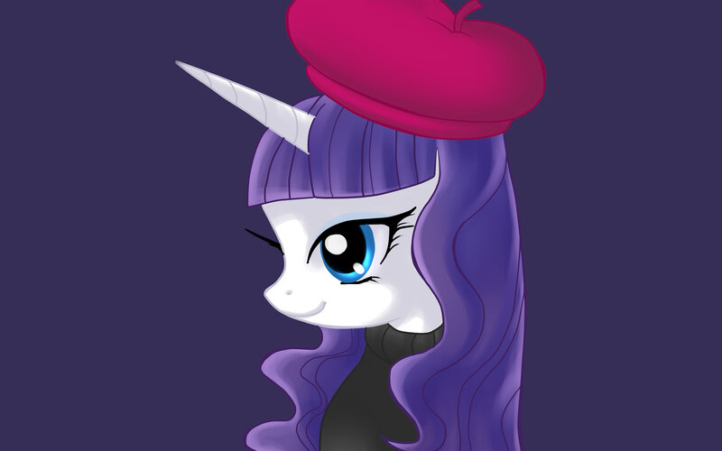 Unicorn Pony with Beret