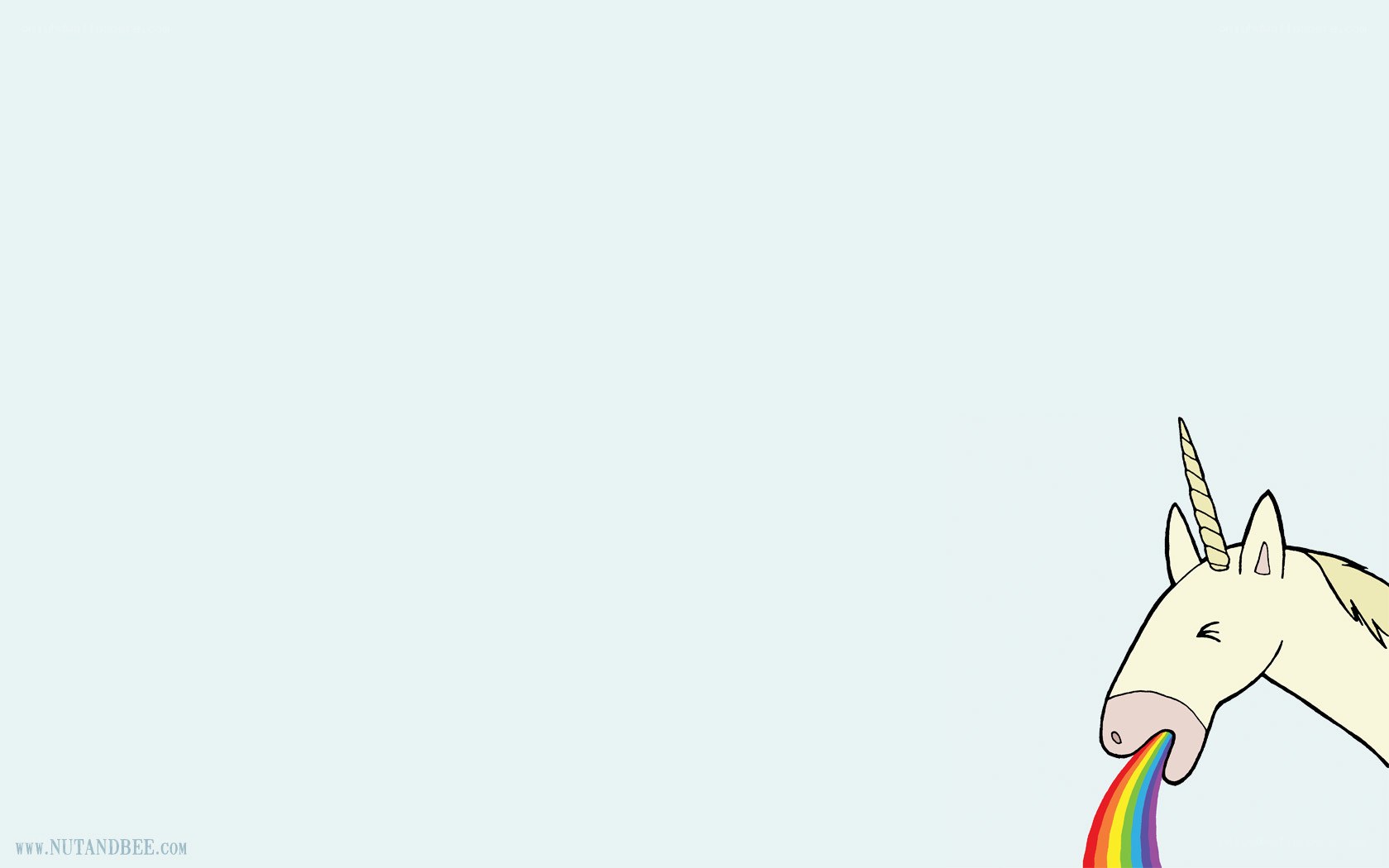 unicorn vomiting rainbow