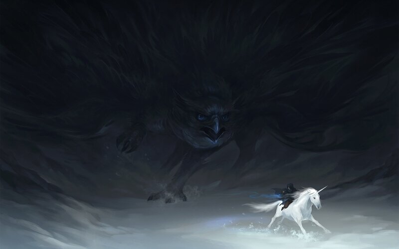 Unicorn vs. Dark Bird