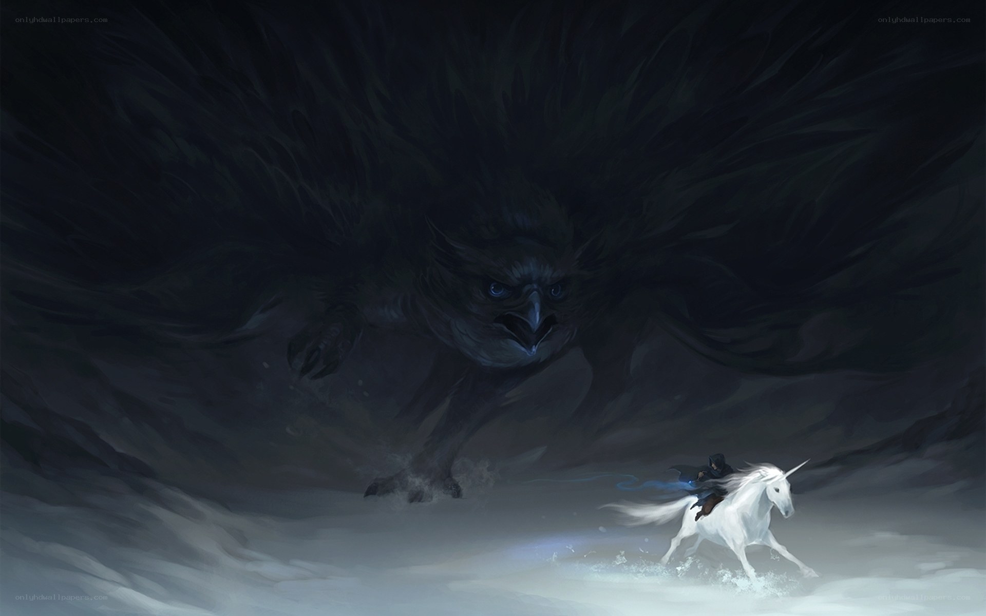 Unicorn vs. Dark Bird