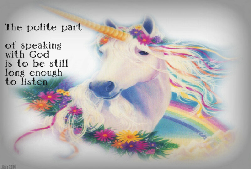 Unicorn with Flowers