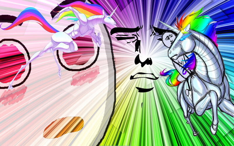 Unicorns in combat