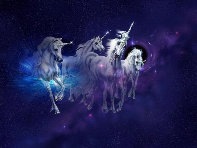 Unicorns in Space